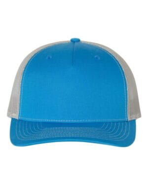 COBALT BLUE/ GREY Richardson 112FP trucker cap