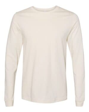 NATURAL Bella canvas 3501 jersey long sleeve tee
