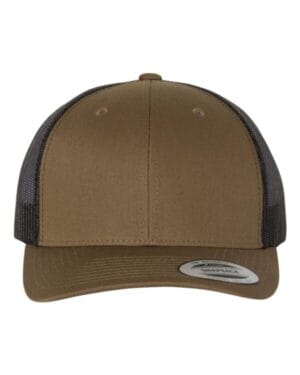 COYOTE BROWN/ BLACK Yp classics 6606 retro trucker cap