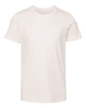 NATURAL Bella canvas 3001Y youth jersey tee
