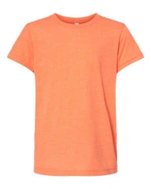 ORANGE TRIBLEND Bella canvas 3413Y youth triblend tee