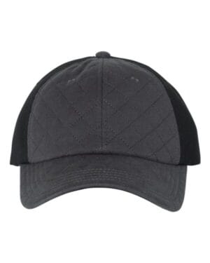 GREY/ BLACK Sportsman SP960 quilted front cap