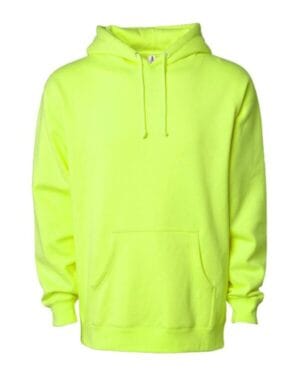 SAFETY YELLOW Independent trading co IND4000 heavyweight hooded sweatshirt