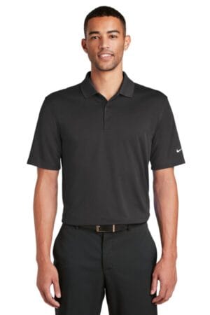 ANTHRACITE 838956 nike dri-fit classic fit players polo with flat knit collar