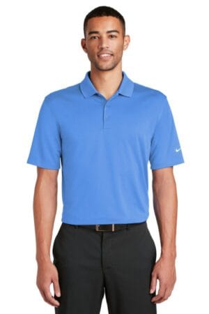PACIFIC BLUE 838956 nike dri-fit classic fit players polo with flat knit collar