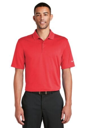 UNIVERSITY RED 838956 nike dri-fit classic fit players polo with flat knit collar