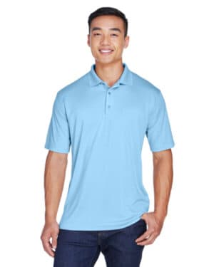 COLUMBIA BLUE Ultraclub 8405 men's cool & dry sport polo