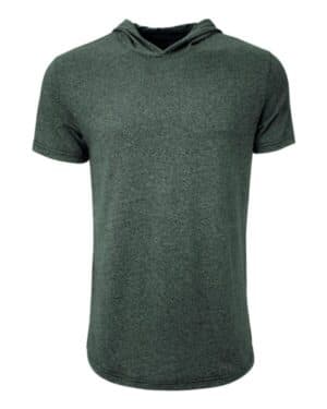 FOREST GREEN Next level 2022 mock twist hoodie t-shirt