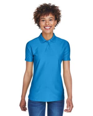 PACIFIC BLUE Ultraclub 8414 ladies' cool & dry elite performance polo