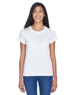 WHITE 8420L ladies' cool & dry sport performance interlockt-shirt