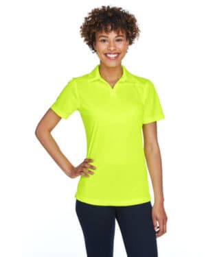 BRIGHT YELLOW 8425L ladies' cool & dry sport performance interlock polo