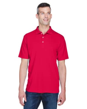 RED 8445 men's cool & dry stain-release performance polo