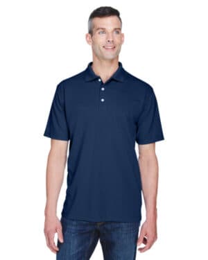 NAVY 8445 men's cool & dry stain-release performance polo