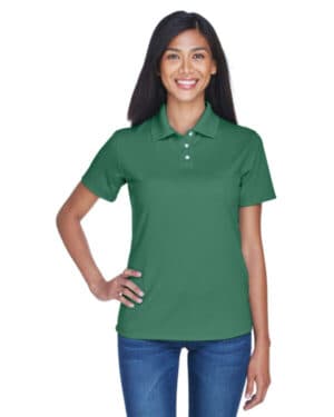 FOREST GREEN 8445L ladies' cool & dry stain-release performance polo