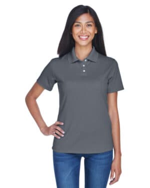 CHARCOAL 8445L ladies' cool & dry stain-release performance polo