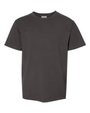 NEW RAILROAD GREY Comfortwash by hanes GDH175 garment-dyed youth t-shirt