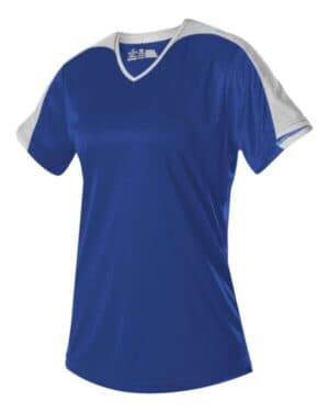 Alleson athletic 558VG girls' v-neck fastpitch jersey