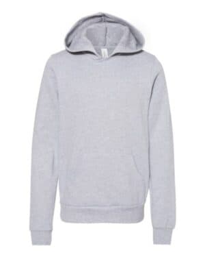 ATHLETIC HEATHER Bella canvas 3719Y youth sponge fleece hoodie