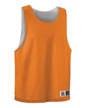 ORANGE/ WHITE Alleson athletic LP001W women's lacrosse reversible pinnie