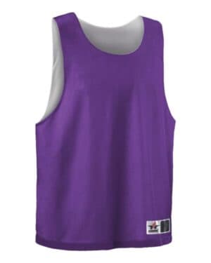 PURPLE/ WHITE Alleson athletic LP001Y youth lacrosse reversible pinnie