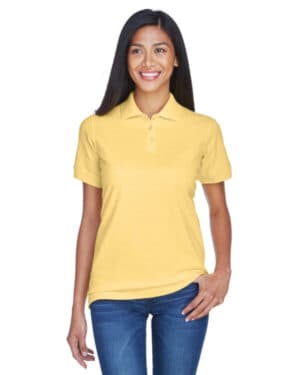 YELLOW Ultraclub 8530 ladies' classic piqu polo