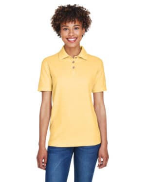 YELLOW Ultraclub 8541 ladies' whisper piqu polo