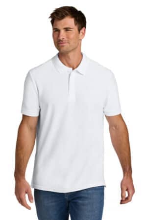 WHITE WHITE 85800 gildan hammer pique polo