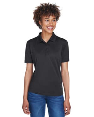 BLACK 8610L ladies' cool & dry 8-star elite performance interlock polo