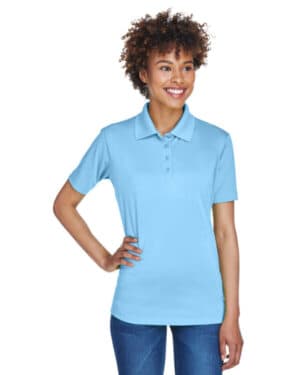 COLUMBIA BLUE 8610L ladies' cool & dry 8-star elite performance interlock polo