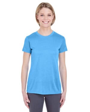 8619L ladies' cool & dry heathered performance t-shirt