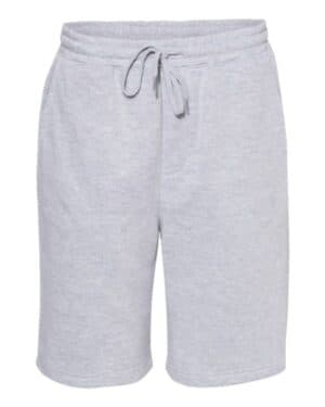 GREY HEATHER Independent trading co IND20SRT midweight fleece shorts