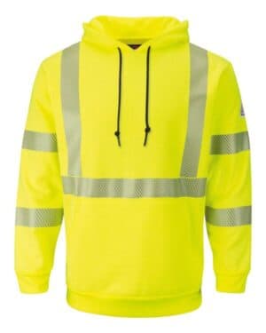 SMH4T hi-visibility pullover hooded fleece sweatshirt-tall sizes