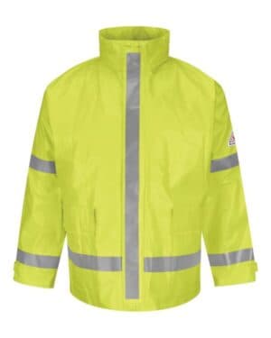 Bulwark JXN6 hi-visibility flame-resistant rain jacket