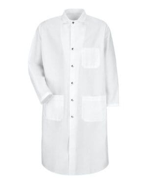 Red kap KS58 snap-front spun polyester butcher coat