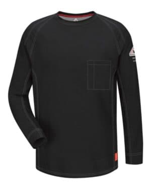 BLACK QT32T flame resistant long sleeve shirt-tall sizes