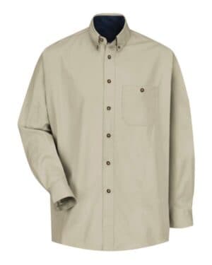 Red kap SC74 cotton contrast dress shirt