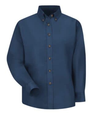 NAVY Red kap SP91 women's poplin dress shirt