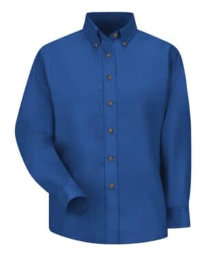 ROYAL BLUE Red kap SP91 women's poplin dress shirt