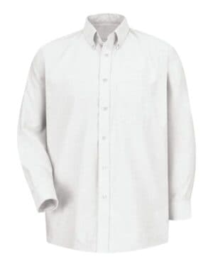 WHITE 34 SR70EXT executive oxford dress shirt-additional sizes