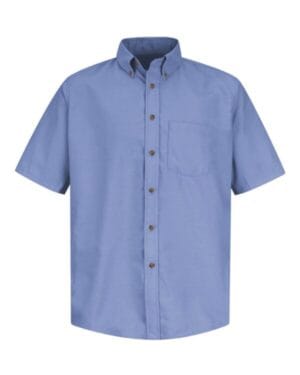 LIGHT BLUE SP80T poplin short sleeve dress shirt-tall sizes