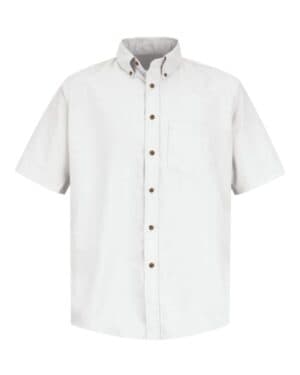 WHITE SP80T poplin short sleeve dress shirt-tall sizes