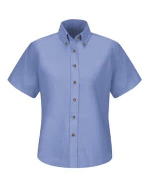 LIGHT BLUE SP81EXT women's poplin dress shirt-extended sizes
