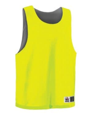 SAFETY YELLOW/ GRAPHITE Alleson athletic LP001Y youth lacrosse reversible pinnie