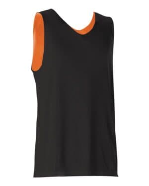 BLACK/ ORANGE Alleson athletic 506CR reversible tank