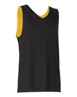 BLACK/ GOLD Alleson athletic 506CRY youth reversible tank