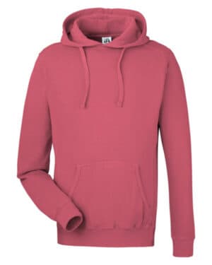 8730JA unisex pigment dyed fleece hooded sweatshirt