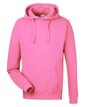 PARADISE PINK 8730JA unisex pigment dyed fleece hooded sweatshirt