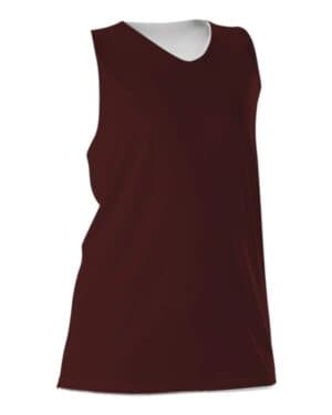 MAROON/ WHITE Alleson athletic 506CRW women's reversible racerback tank