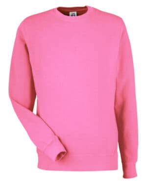 PARADISE PINK J america 8731JA unisex pigment dyed fleece sweatshirt