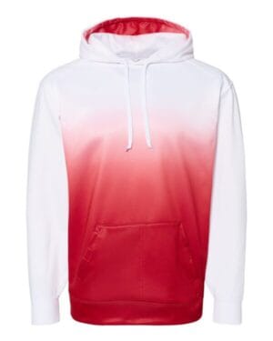 RED Badger 1403 ombre hooded sweatshirt